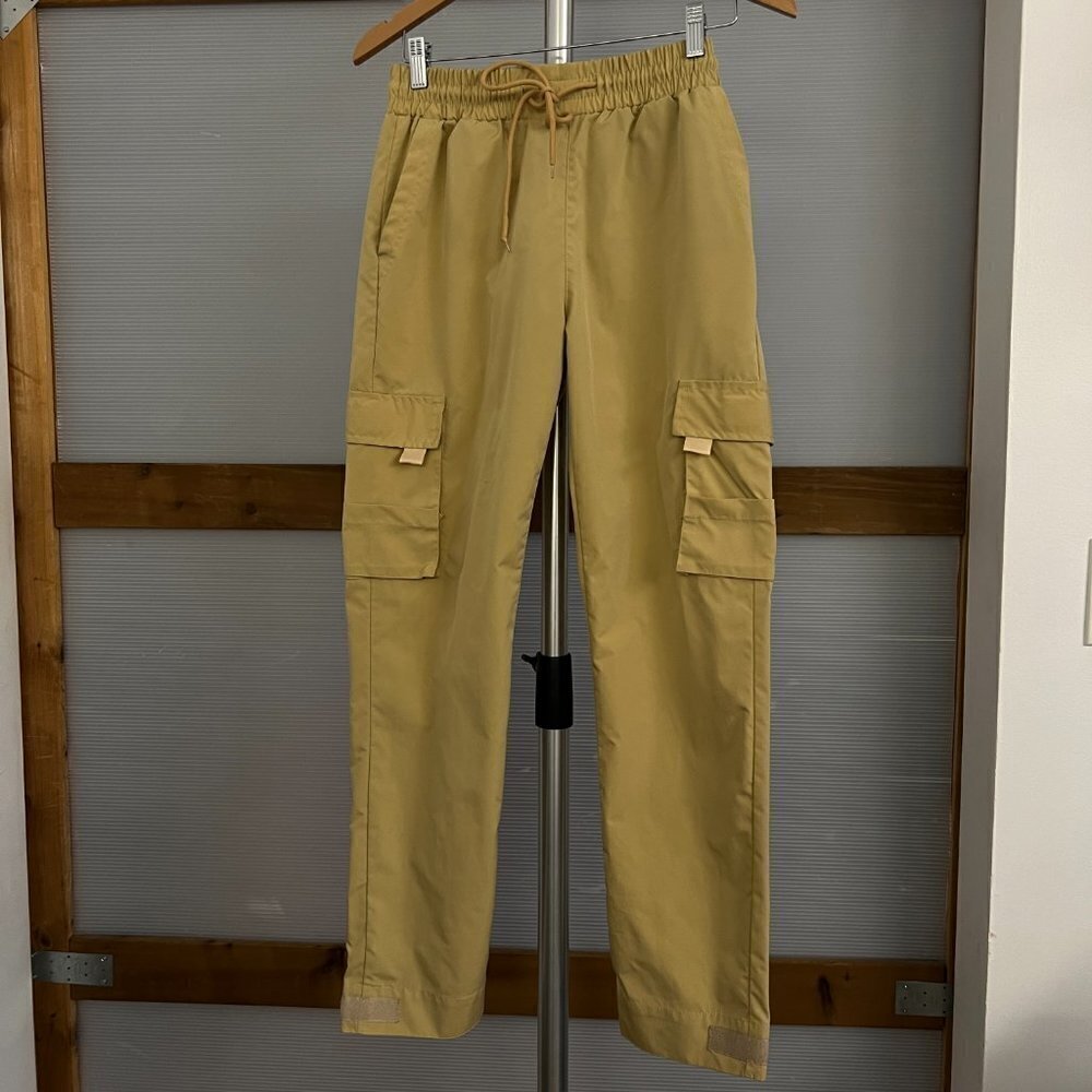Hudson Outerwear NYC HDSN‎ Pale Yellow Cargo Pants Sz 30